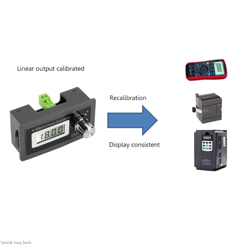 2-wire 4-20mA Current Loop Generator Panel-mounted Current Transducer Support 2,3,4 wires 4XFD
