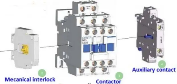 

Sea Shipping NC8-50/4 4P AC 220V Coil +Auxiliary contact+Mecanical interlock earth leakage circuit breaker residual current