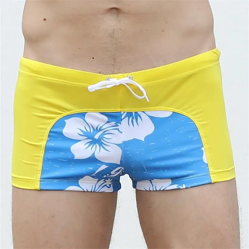 Slip de bain pour hommes, short de bain, boxer, maillot de bain, sunga, short de bain, surf trempé, vêtements de plage