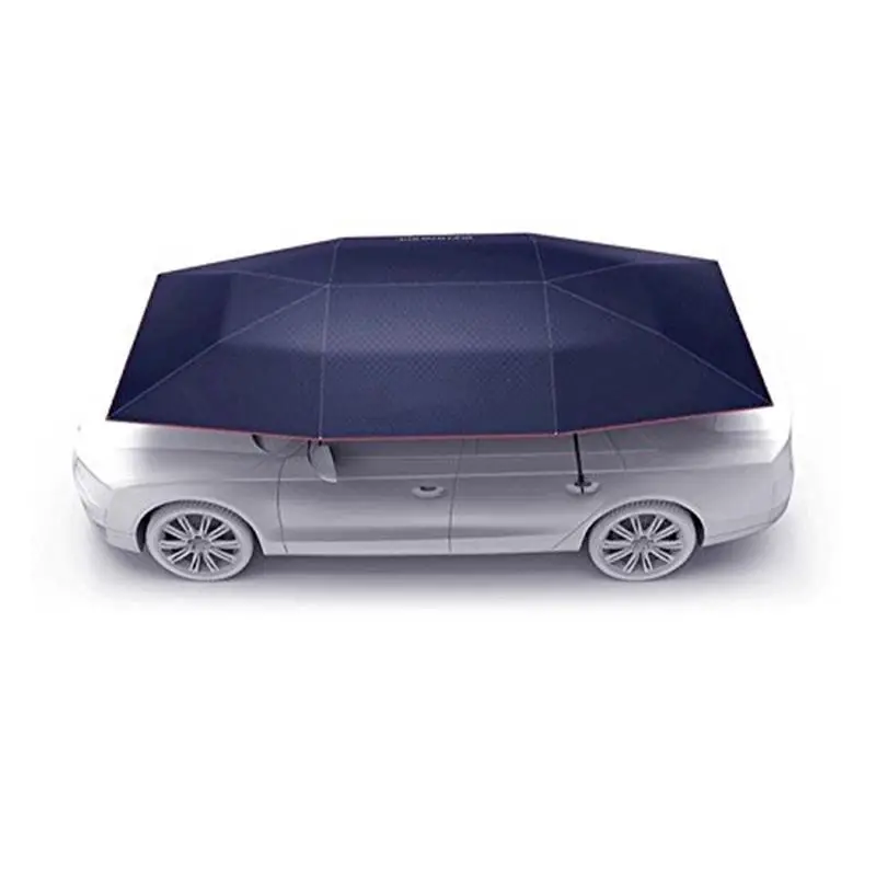 

Portable Semi-automatic Outdoor Waterproof Car Umbrella Canopy Sun Shade Camping Tent Anti-UV Sun shelter Car Cover Awning Tent