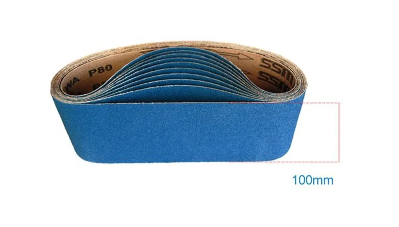 NEW 5pcs 610*100mm Zirconia corundum calcination belt Abrasive Sanding Belt for Belt grinder machine