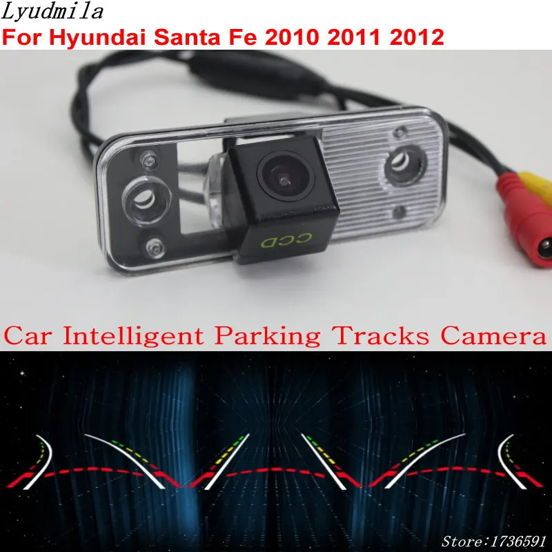 

Car Dynamic trajectory Parking Camera FOR Hyundai Santa Fe 2 CM SUV 2005-2012 Azera 2009-2012 Back up Reverse Rear View Camera