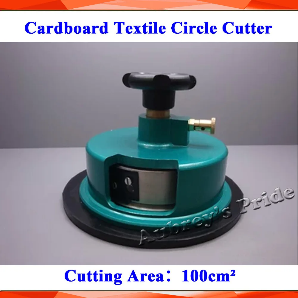 Fixed Cutting Area:100cm2 Round Rotary Circle Paper Textile Cardbord All Metal Cutter Sharp Blade G Plate Cloth Knife