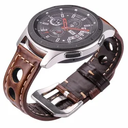 4 Color Cowhide Watch Strap Vintage Genuine Leather 20mm 22mm 24mm Watchband Women Men Fashion Watch Band Belt With Pin Buckle