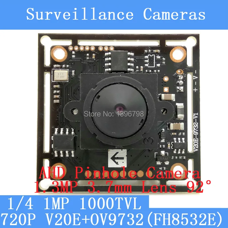 1mp Ahd 4in1 Mini Pinhole Camera Cctv 720P Mini Nachtzicht Cameramodule 1/4 