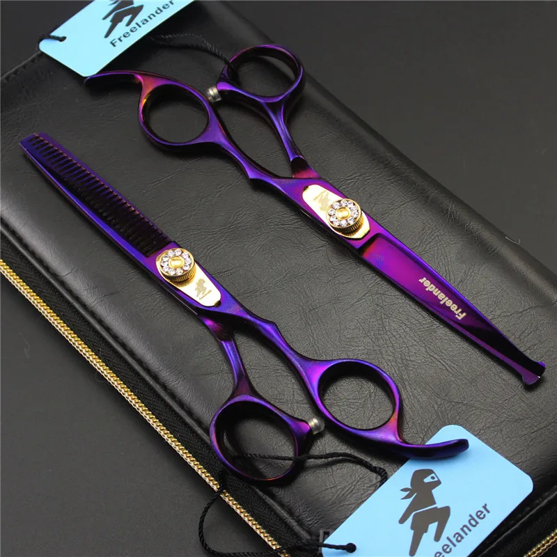 hot sell Japan hair cutting scissors high quality Gem screw 6.0 inch professional barber hairdressing scissors hair shears