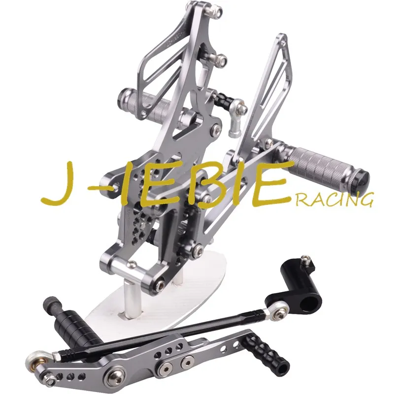 

CNC Racing Rearset Adjustable Rear Sets Foot pegs Fit For Yamaha YZF R1 2007 2008 TITAINUM