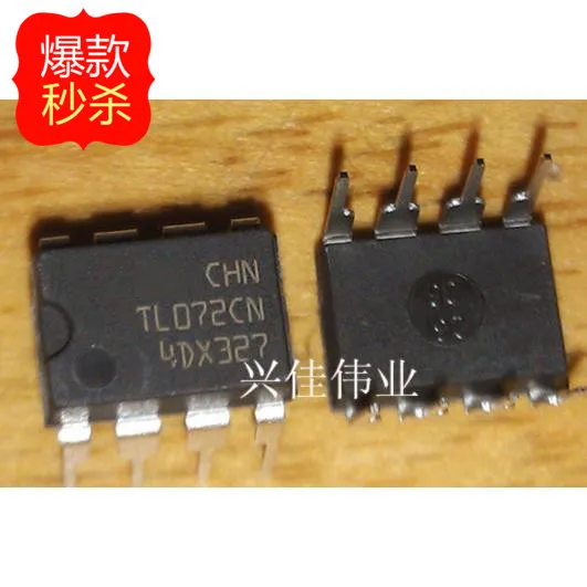 10PCS New original authentic TL072 TL072CN TL072CP Operational Amplifier ST