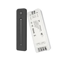 Novo controle de intensidade de luz led 12v, rf, sem fio, com controle remoto, para receptor de tensão constante, faixa led 5050 3528, dimerização v1 + r11