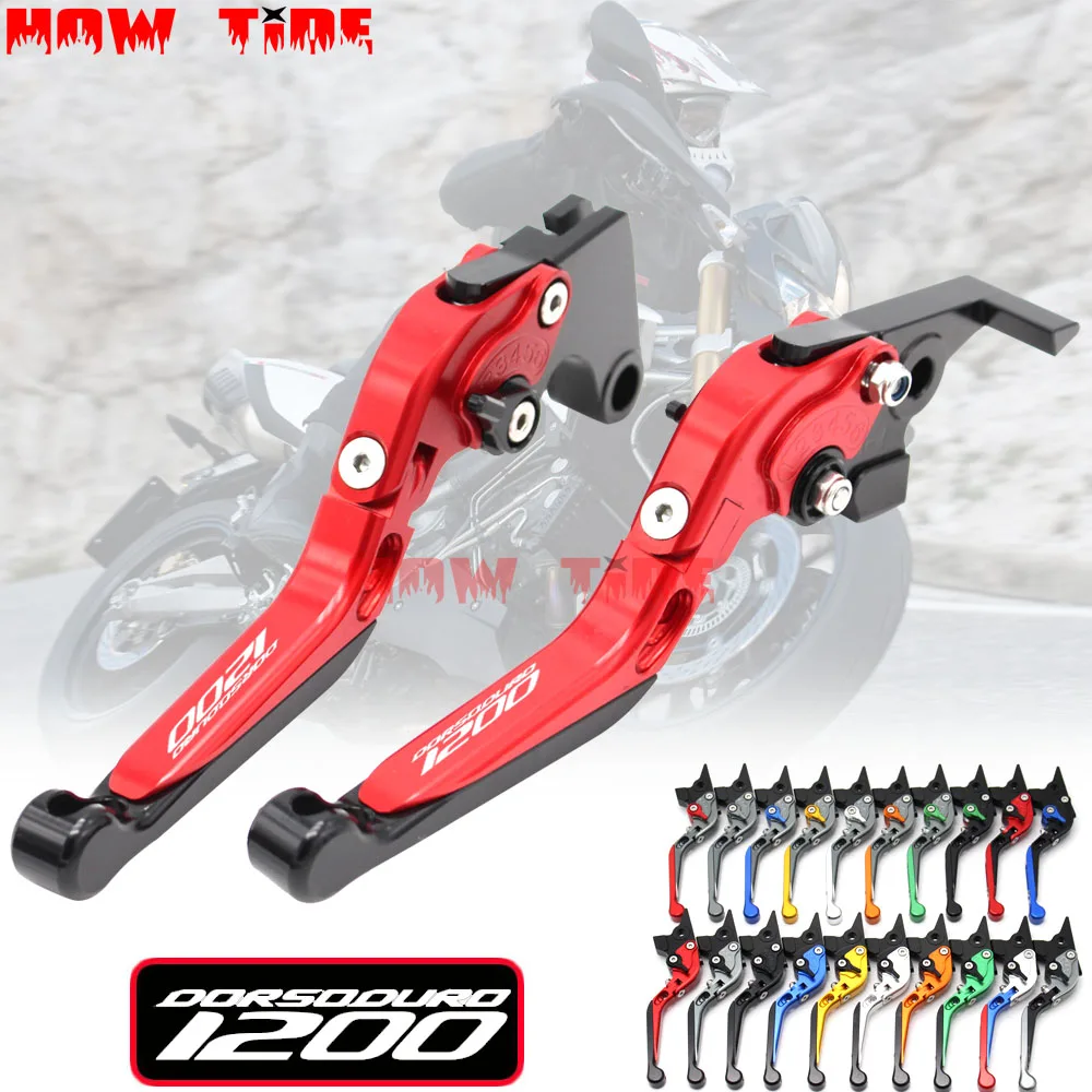 Motorcycle Folding Extendable CNC Moto Adjustable Clutch Brake Levers For APRILIA Dorsoduro 1200 Dorsoduro1200 2010-2016