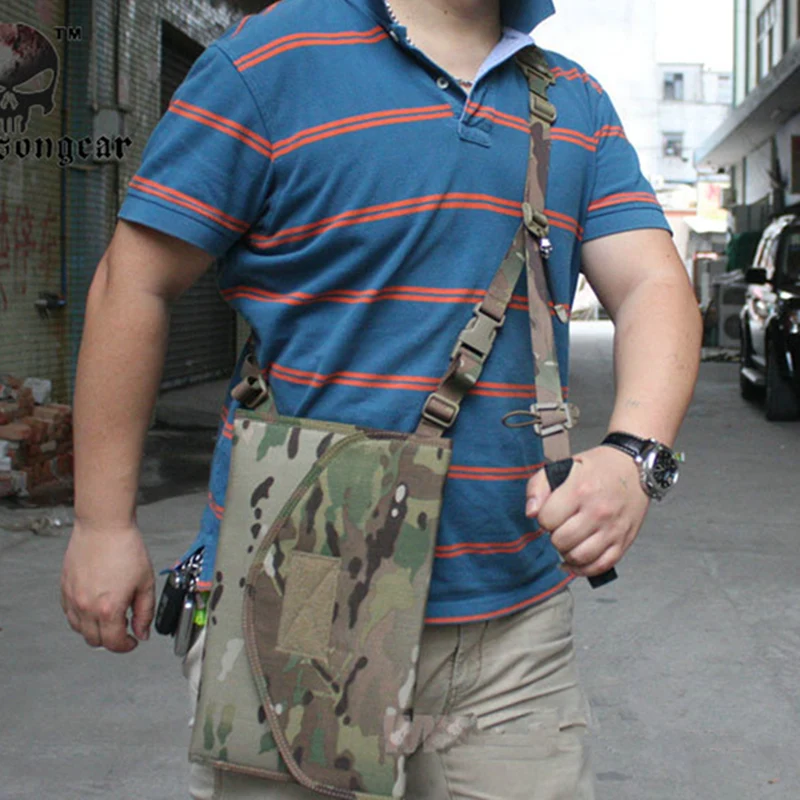 إمرسونجير التكتيكية سريعة للتعديل مبطن 2 نقطة بندقية بندقية الكتف حزام اكسسوارات حقيقية مولتيكام AOR1 AOR2 BK FG