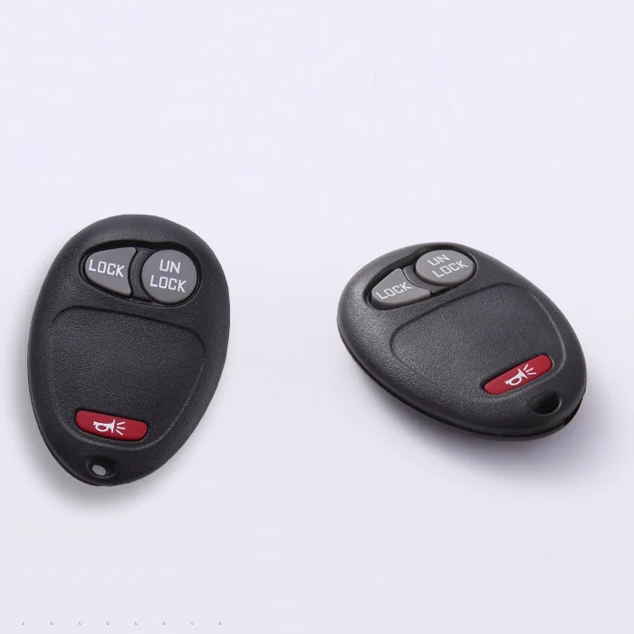 2PCS Universal Car Key Shell 2+1 Panic 3 Buttons FOB Remote Case Cover For Buick Hummer H3 2009 H3T Without Key Chip