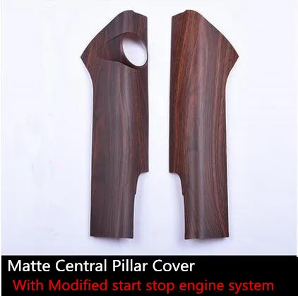 Imitation Wooden Classic Central Pillar Decorated Cover Sticker With Start Stop Engine System For Toyota Prado Z2EA357