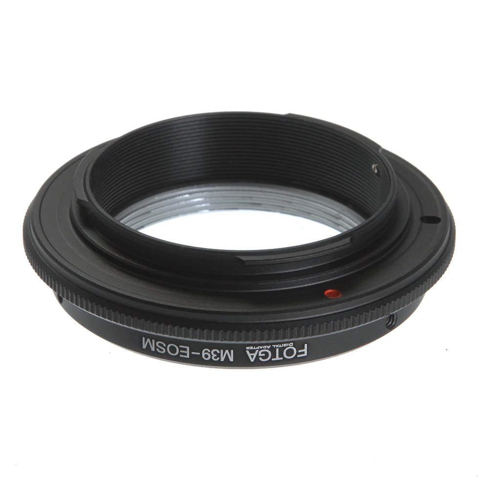 FOTGA วงแหวนอะแดปเตอร์สำหรับ Canon EOS M M2 M3 EF-M กล้องมิเรอร์เลสเป็น M39 L39 39มม.