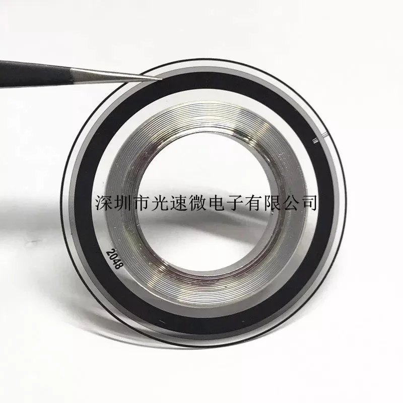 

Stainless steel code plate 2000 pulses reseibu motor 2000DPI AB ABZ 2000CPR outside 50.56mm inner 6mm for encoder