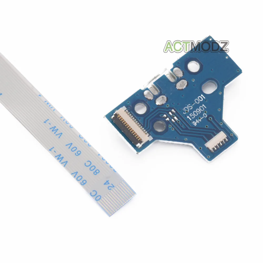 Scheda PCB per porta di ricarica per caricabatterie USB a 14 PIN per parti di riparazione extreme merate per Controller PS4 blu