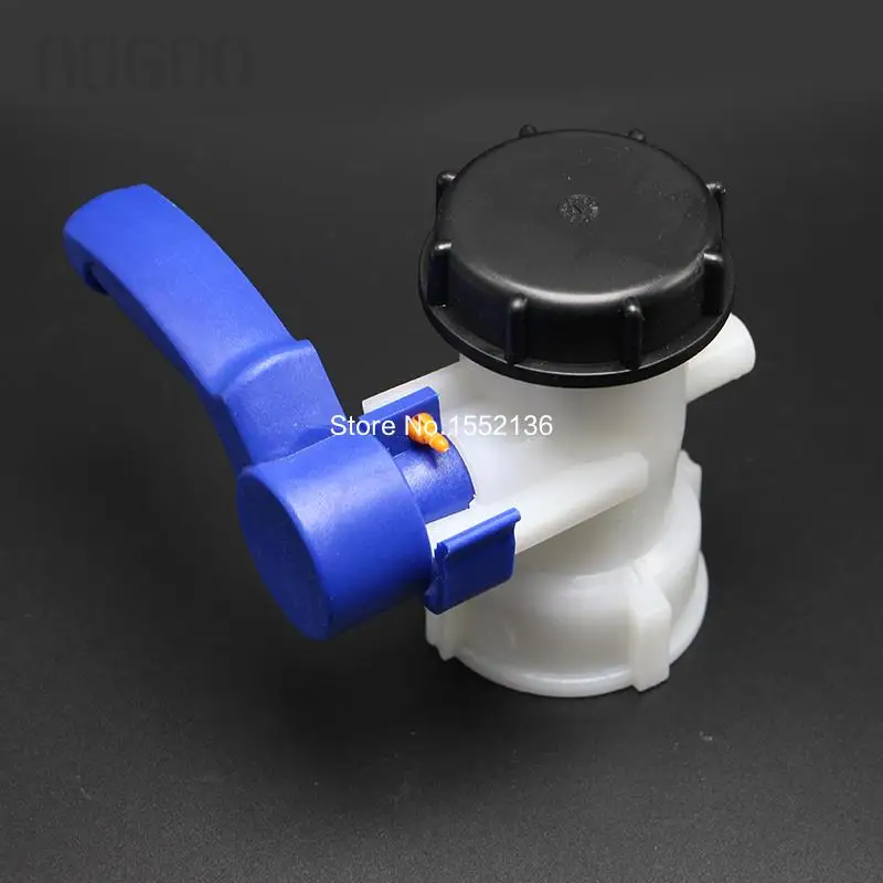 IBC tank container 1000 liters 62mm (DN40) Butterfly Valve