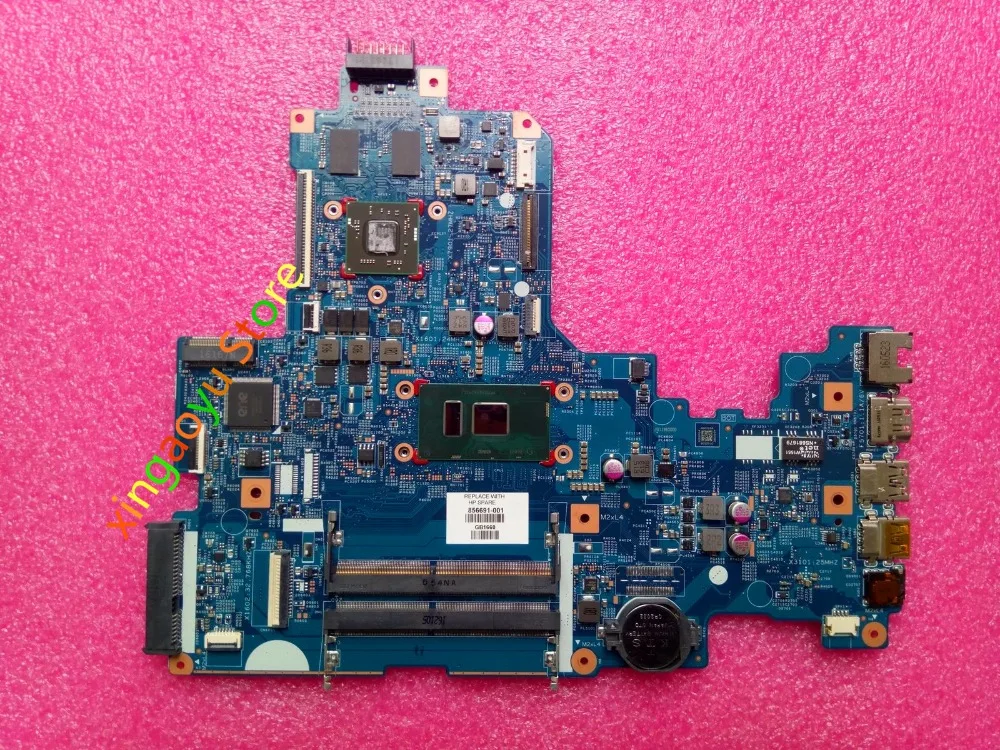 For HP 15-AS 15-AY 17-X 14-AL Laptop Motherboard R7M1-70 4GB W/ i7-6500U 856691-001 448.08E01.0021 15289-2 100% Test OK