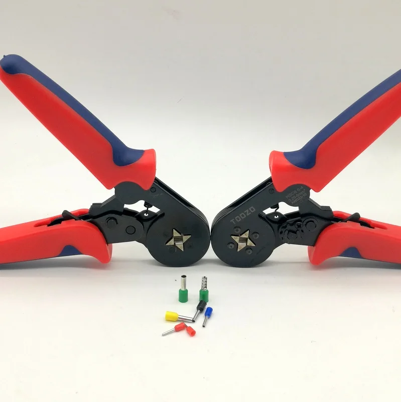 HSC8 6-4 0.25-6mm 23-10AWG Terminal Crimping Plier For Ferrule Terminal Connector