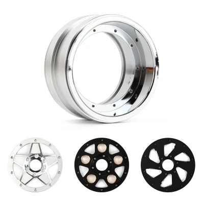4pcs 2.2 Inch RC Beadlock Wheel Rim With Multi-combination For 1:8 1:10 RC Rock Crawler Traxxas TRX-4 Axial SCX10 90046 TF2