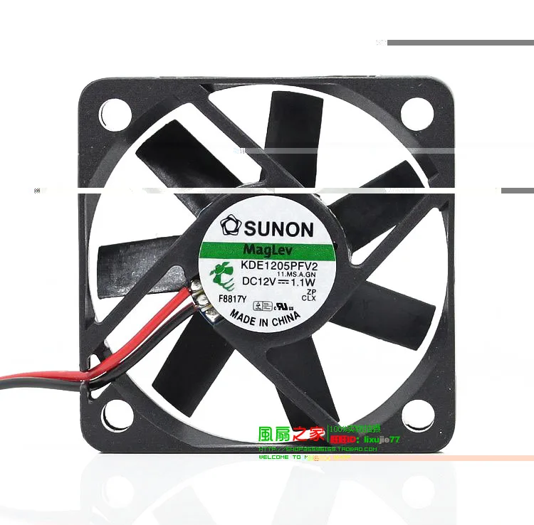 NEW SUNON Maglev bearing 5CM 5CM high air volume 5010 KDE1205PFV2 cooling fan