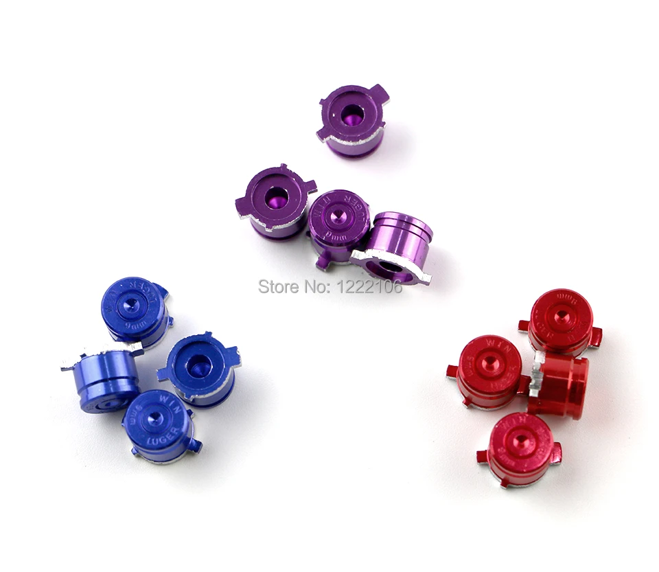 ChengChengDianWan Per PS4 Controller PS3 Proiettile In Alluminio Aktions Pulsanti Tasten Pistola Triangolo Cerchio Quadrato X