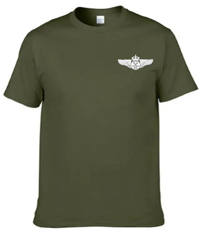 2019 new brand Cheap Sale 100 % Cotton T shirt saudi arabia Aeroclassic Personalised Pilots Wings Flight men's t shirts