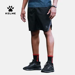 KELME męskie szorty do biegania spodnie piłkarskie lato elastyczna piłka nożna szybkie suche oddychające lekkie spodenki sportowe sportowe męskie 3881208