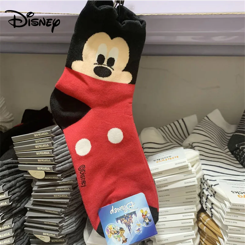 ladies socks Donald Duck Mickey tube socks cartoon cute cotton Disney socks