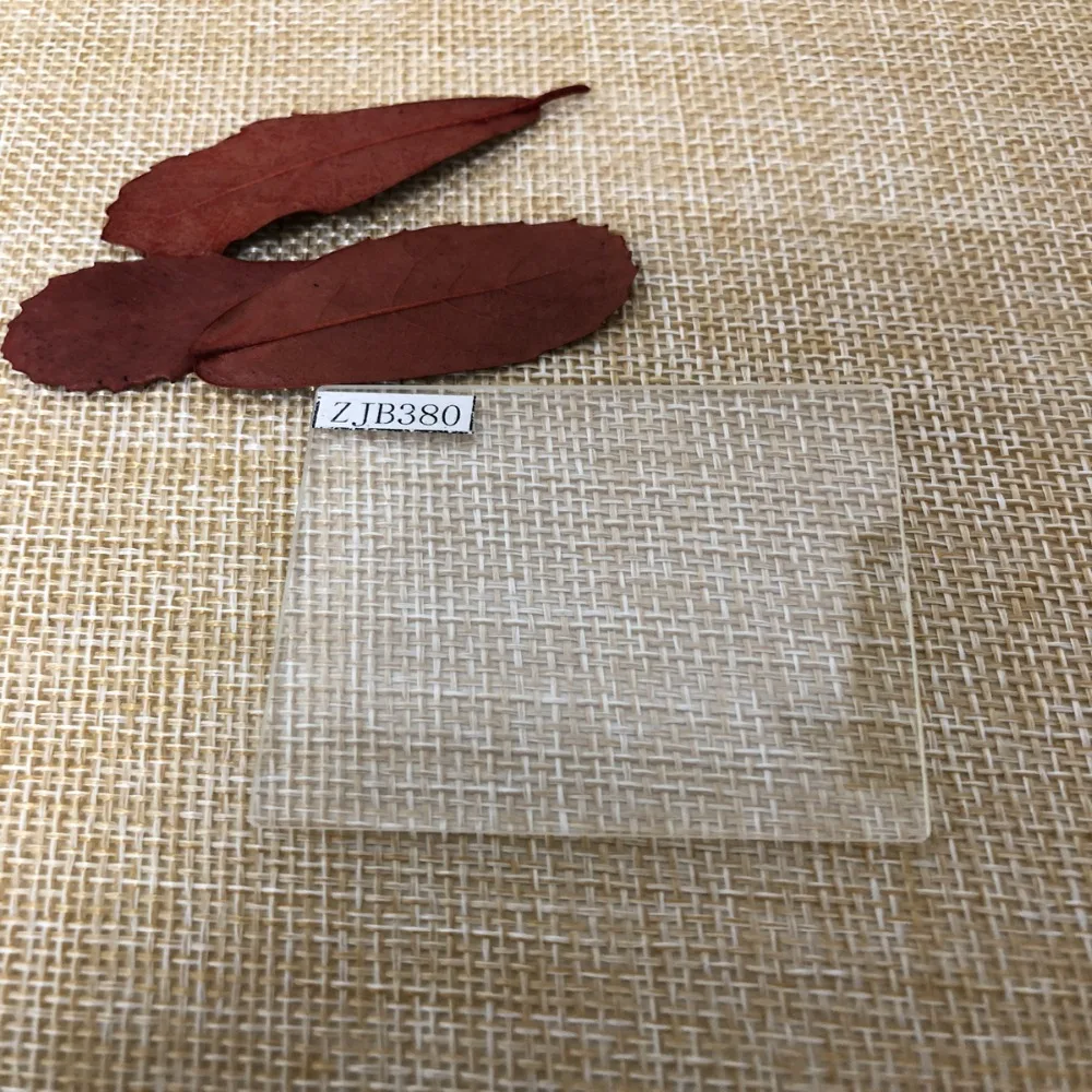 50X50Mm Persegi 320nm Panjang Lulus Filter ZJB320 UV-32