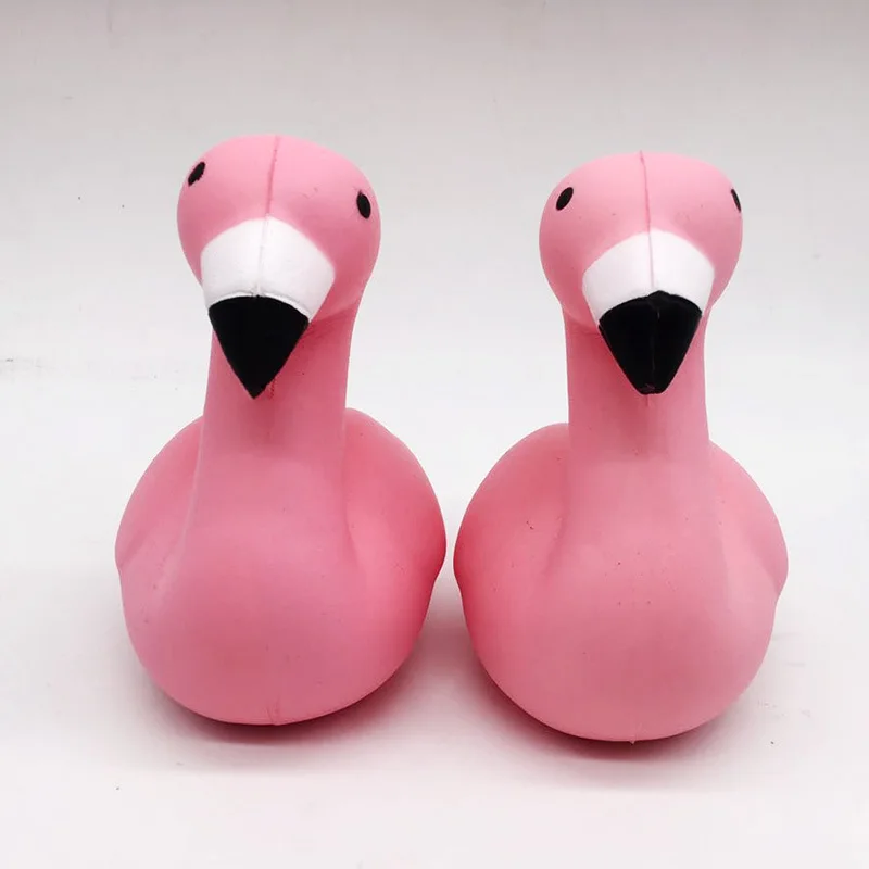 Dzieci powolne powracanie do kształtu squishy zwierząt Flamingo imitacja z PU dekompresji łagodzi stres i ściska ozdoby zabawkowe ręcznie