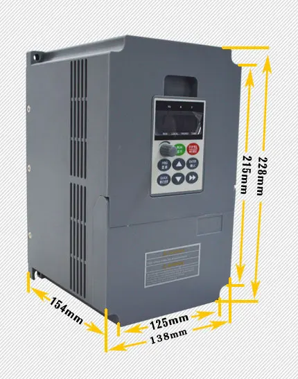 3HP 2.2Kw Heavy Load 400hz Inverter Input 1Ph 220V AC VFD Speed Control 17A Motor Drive VFD Matching Universal Motor