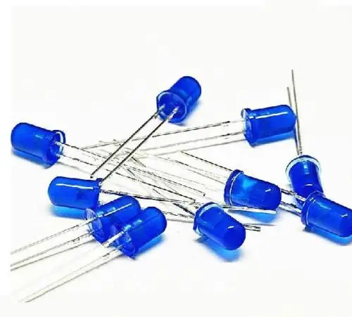 1000Pcs LED DIFFUSED F5 5MM BLUE COLOR BLUE LIGHT Super Bright Bulb Lamp