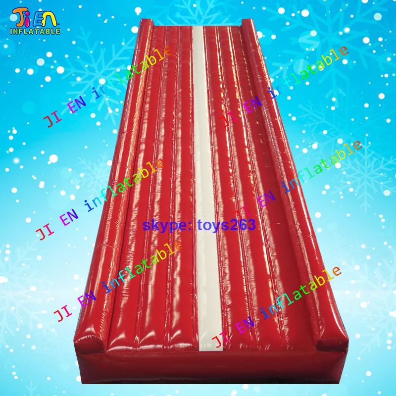 Free shipping 6x2m inflatable gymnastics mattress track / pvc tarpaulin inflatable tumble track air tumble mat for dancing