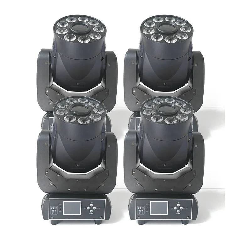 

4pcs/lot 9*18w wash stage light Pro light moving head 90 watt led moving head spot 90w led moving heads