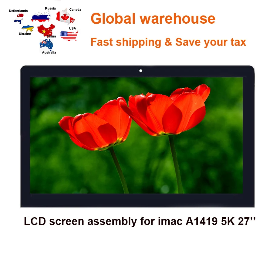 

For Apple iMac A1419 EMC 2834 LM270QQ1 SDB1 SD B1 Retina 5K LCD Screen Assembly late 2015