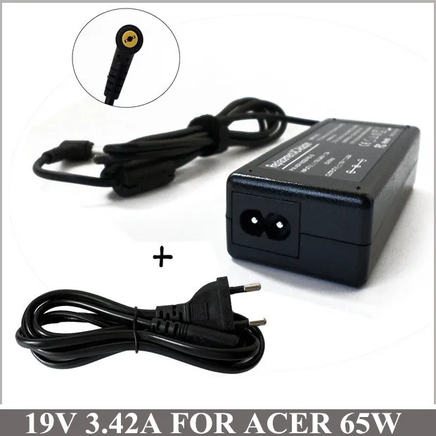 19V 65W Laptop AC Adapter Charger For Caderno Acer ADP-65MH B ADP-65VH B LC.ADT01.005 PA-1600-07 PA-1650-22 5315-2153 5535 5710