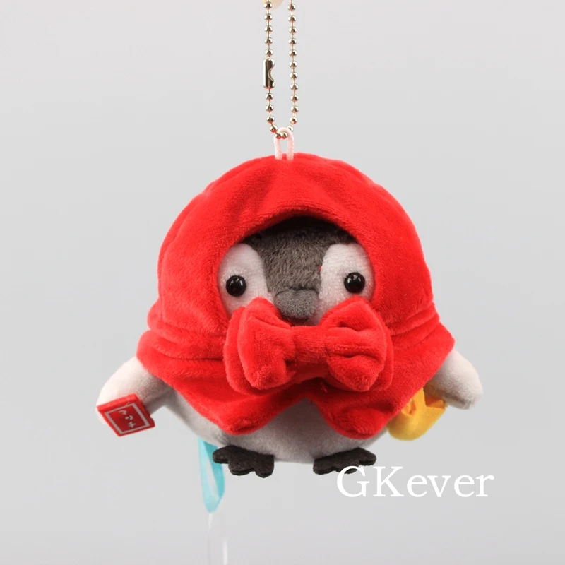 Wholesale 50 Pcs/Lot Kawaii Mini Positive Energy Penguin Soft Plush Keychain Mobile Phone Pendant Kawaii Soft Dolls 9-11 CM