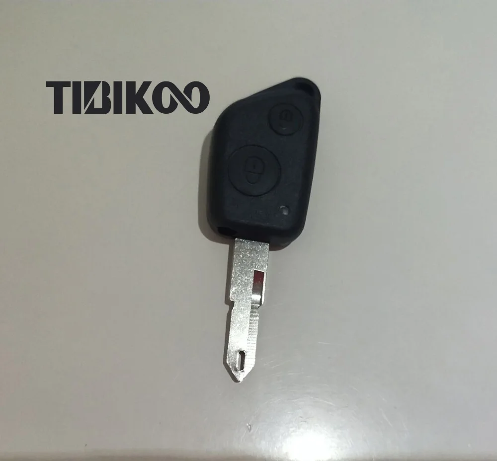 

Replacement Remote Key Shell Case 2 Buttons For Peugeot 106 205 206 306 307 405 406 With 53# NE73 Key Blade