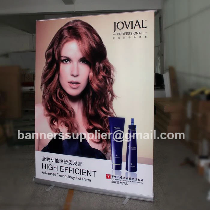 120CM Wide Roll Up Banner, High Quality Backdrop Stand Banner, Exhbition Pull Up Stand, Logo Backdrop, Free Shipping