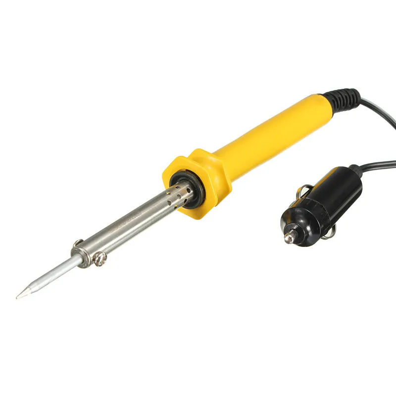 12V DC 30W Electric Soldering Iron Handle Heat Pencil Solder Station Rework Lighter Socket Auto Car Repair Solder Iron Tool