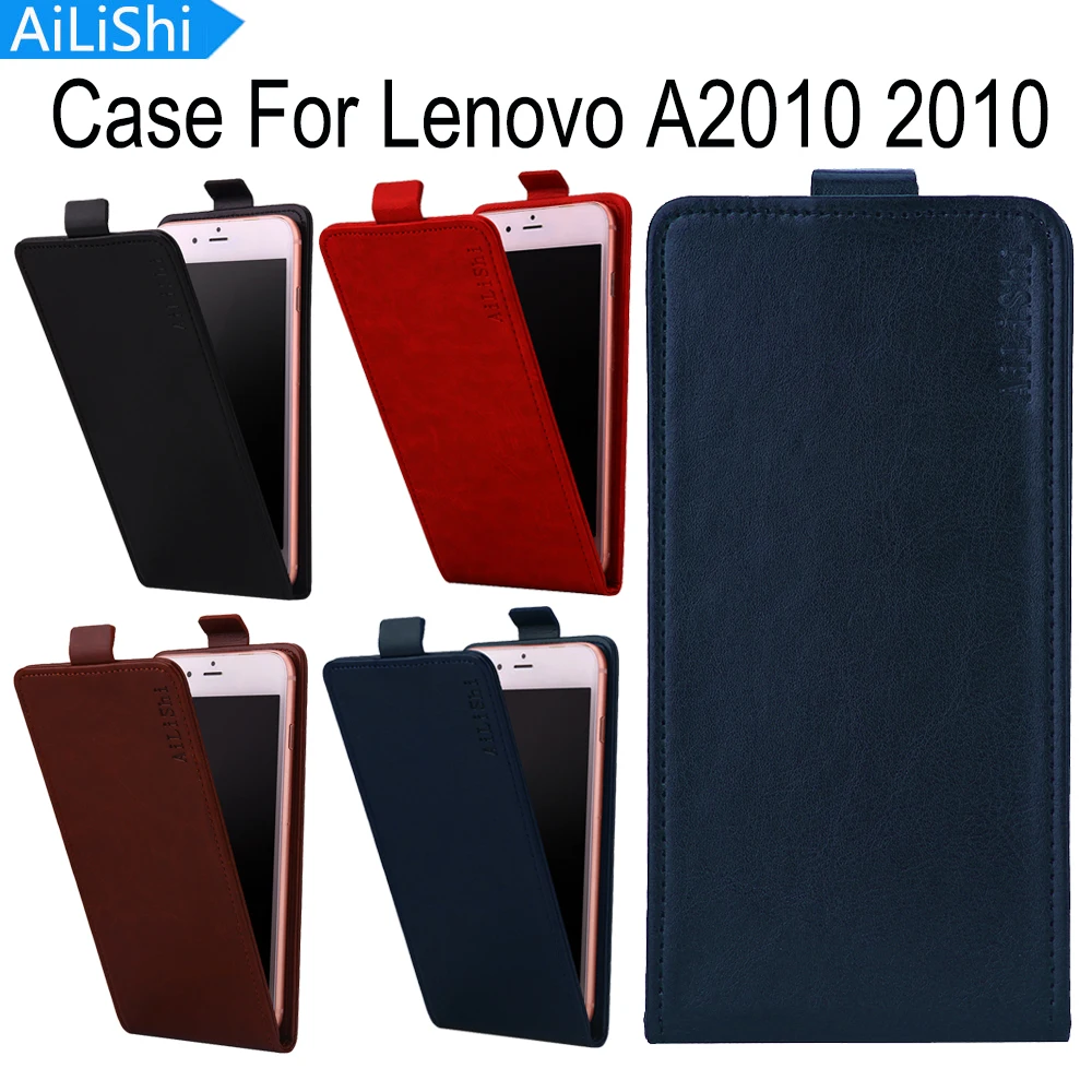 AiLiShi Top Quality Up And Down Flip Hot Sale PU Leather Case Protective Cover Skin For Lenovo A2010 2010 Case With Card Slot