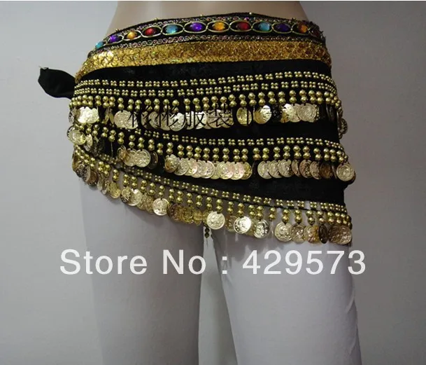 

popular new design belly dance Hip Scarf for shows