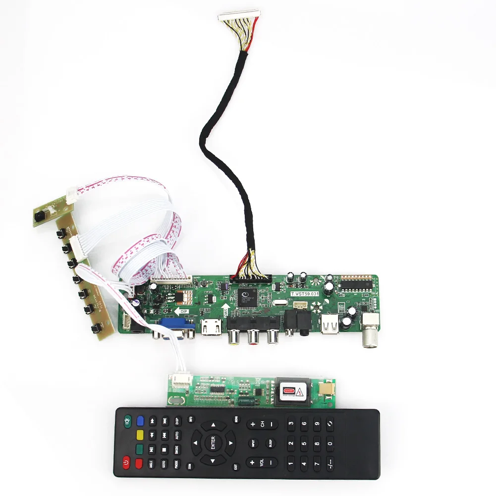 

T.VST59.03 LCD/LED Controller Driver Board For LTN154X3-L0D LP154W01-TLF1 (TV+HDMI+VGA+CVBS+USB) LVDS Reuse Laptop 1280x800