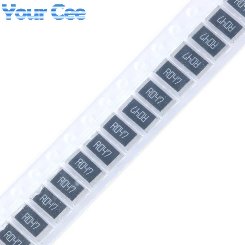 50pcs/10pcs 0.047Ohm 2512 SMD Resistor 1W 0.047 Ohm 0.047R R047 1% Chip Resistance Passive Component