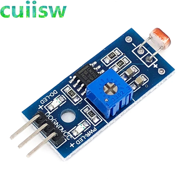 10pcs Smart Electronics LM393 Optical Sensitive Resistance Light Detection Photosensitive Sensor Module for arduino 3pin DIY Kit