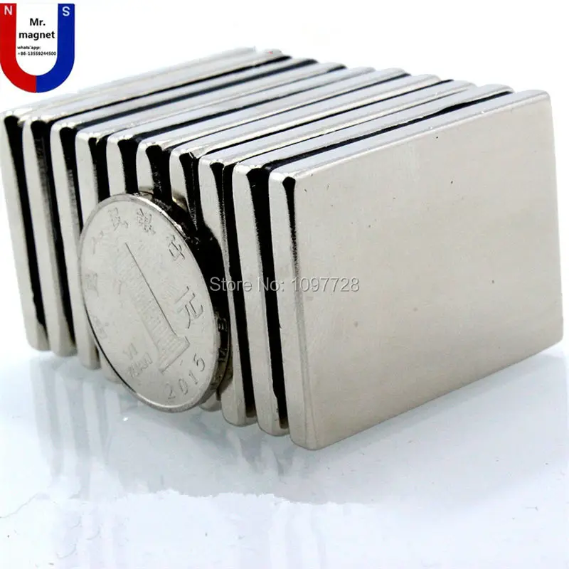 

20pcs 40x30x4mm Super strong neo neodymium magnet 40x30x4, NdFeB magnet 40*30*4mm, 40mm x 30mm x 4mm magnets 40mmx30mmx4mm