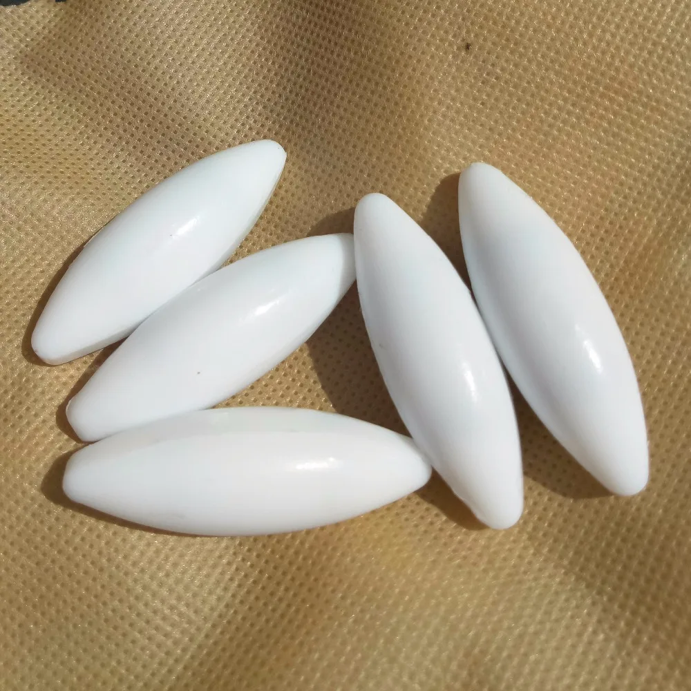 A25x70mm Big Size Egg Shape Magnetic Stir Bar Olive type PTFE Cover Stirring Rod ,2pcs