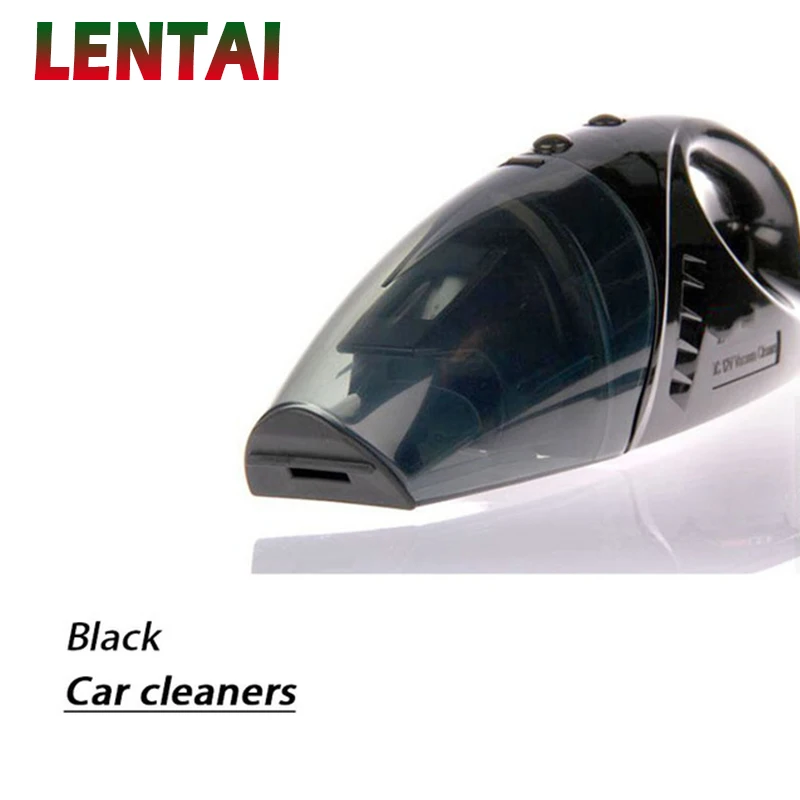 LENTAI 1PC Car Handheld Vacuum Cleaner Wet & Dry Dual Use Vacuum Black For Peugeot 508 308 206 307 207 407 2008 Citroen C4 Opel