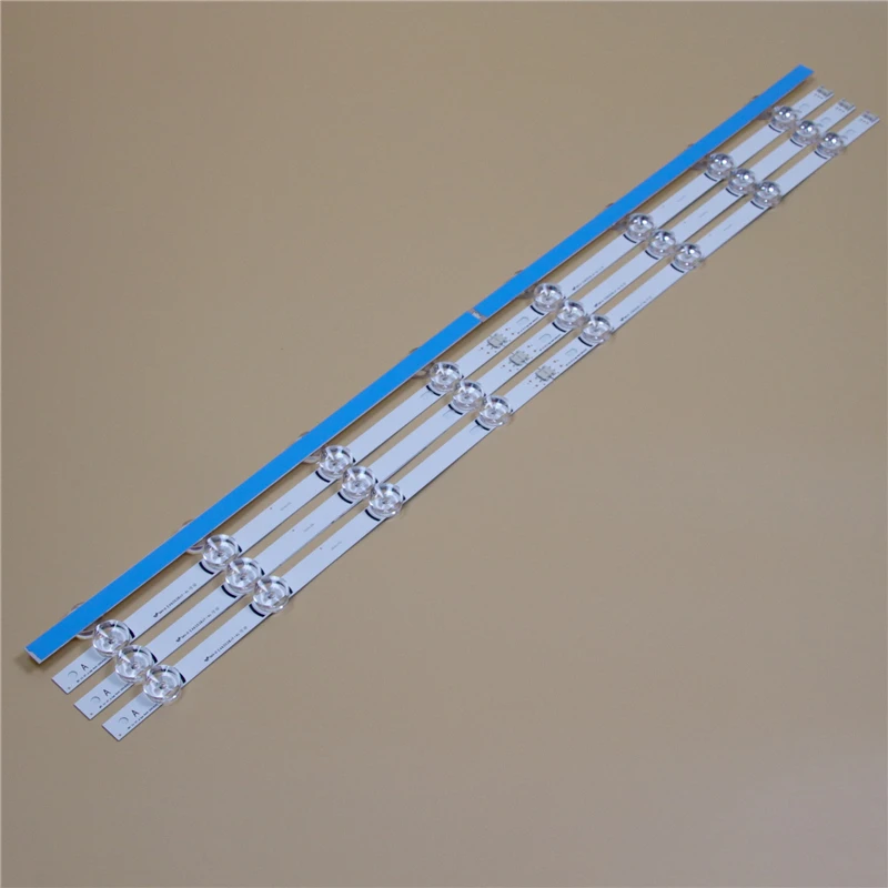 TV LED Light Bars For LG 42LF561V 42LF562V 42LF563V 42LF5600 42LF5800 42LF5809 LED Backlight Strips Kit 8 LED Lamps Lens 8 Bands